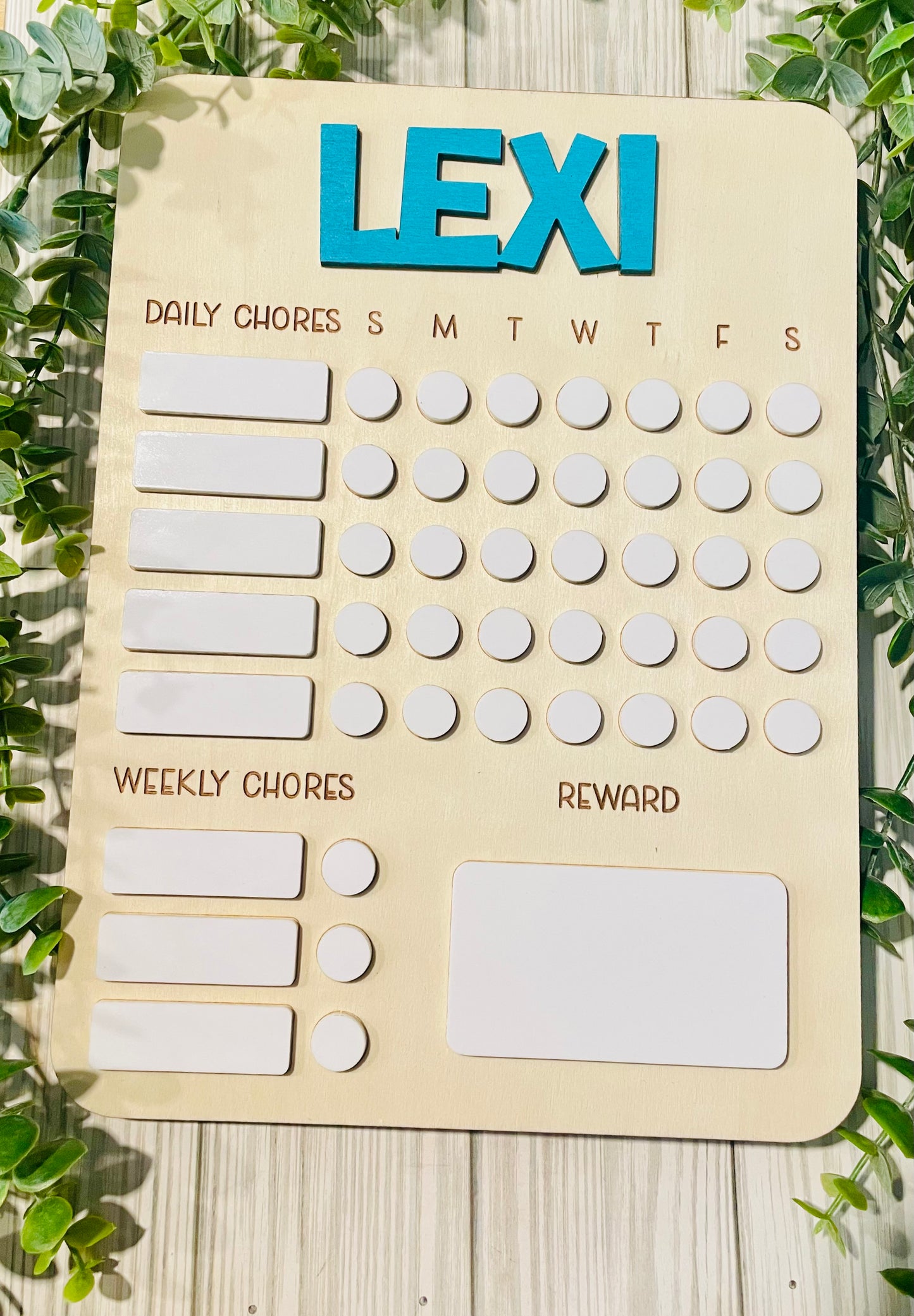 Dry Erase Chore Chart