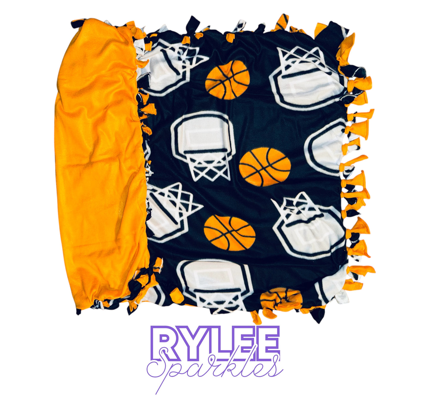 Basketball Knot Blanket