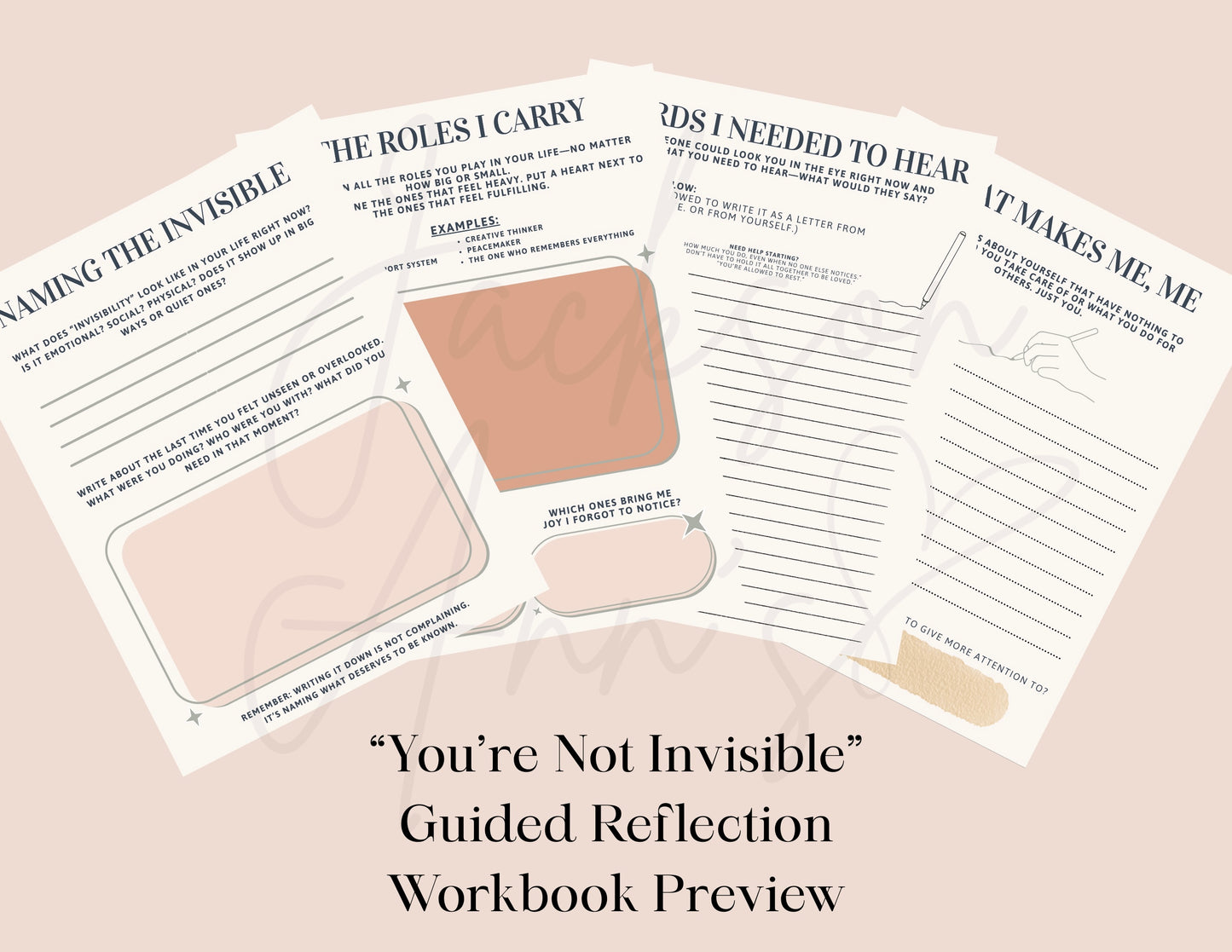 You’re Not Invisible – A Guided Reflection Workbook (Digital Download)