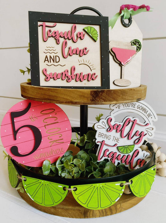Margarita Tiered Tray Set
