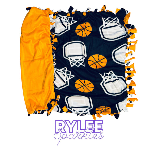 Basketball Knot Blanket