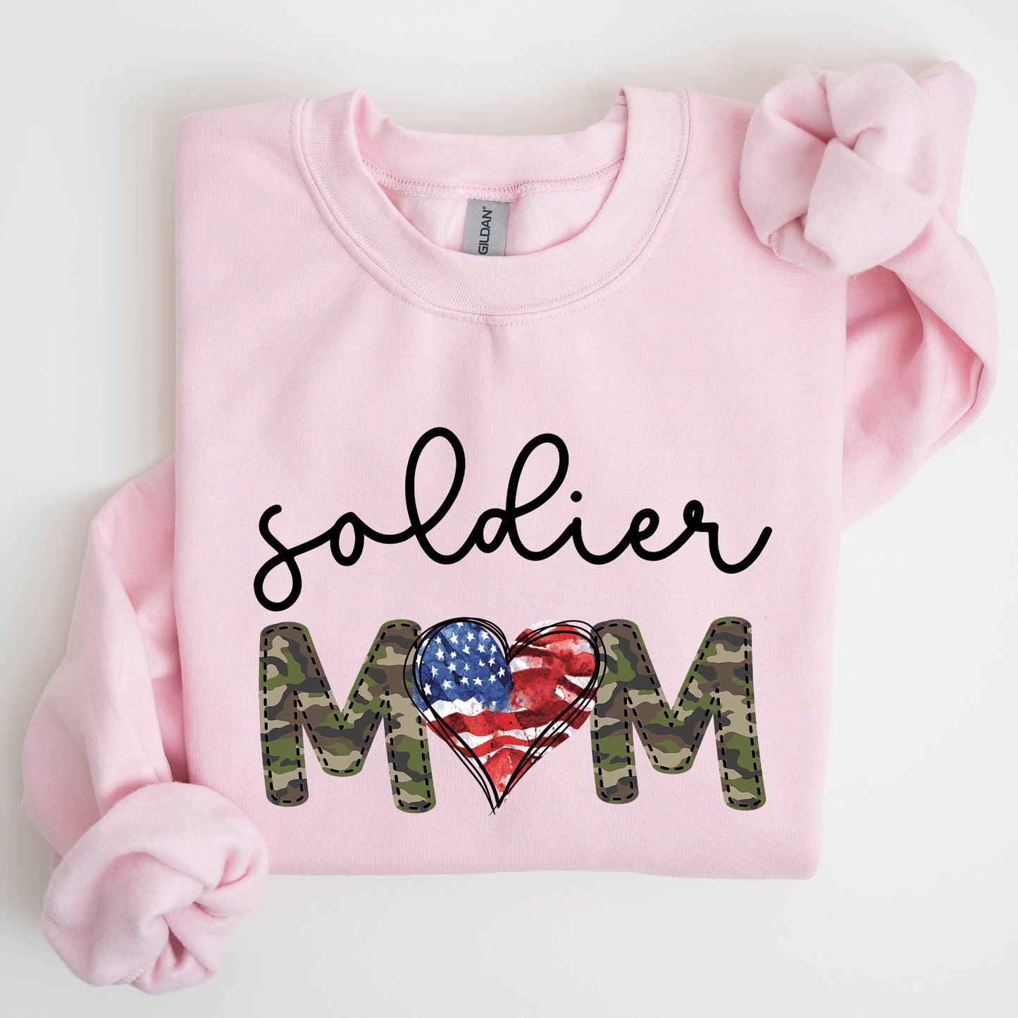 Soldier Mom, Military, Armed Forces, Mother's Day Sweatshirt
