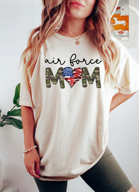 Air Force Mom Comfort Colors Tshirt